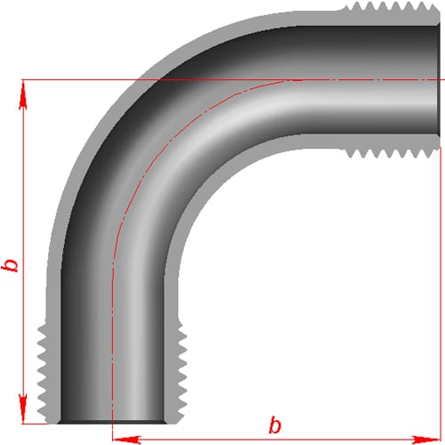 Long Sweep Bend M/M Langer Bogen /3